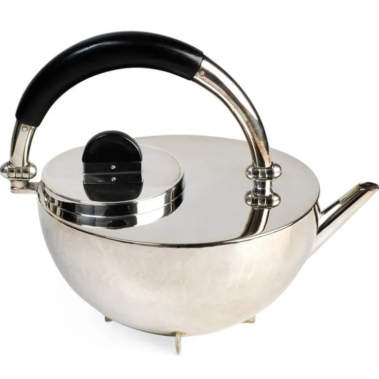 alessi | original bauhaus modell: bauhaus-teekanne | design marianne brandt 1924