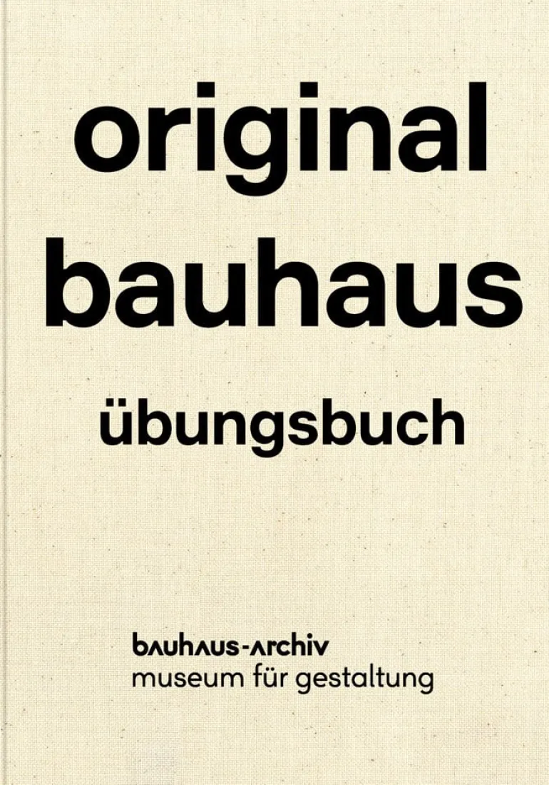 bauhaus-archiv | original bauhaus übungsbuch | deutsch