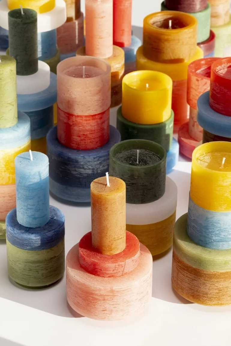 candl stack stapelkerze | größe 02, 0,4 kg