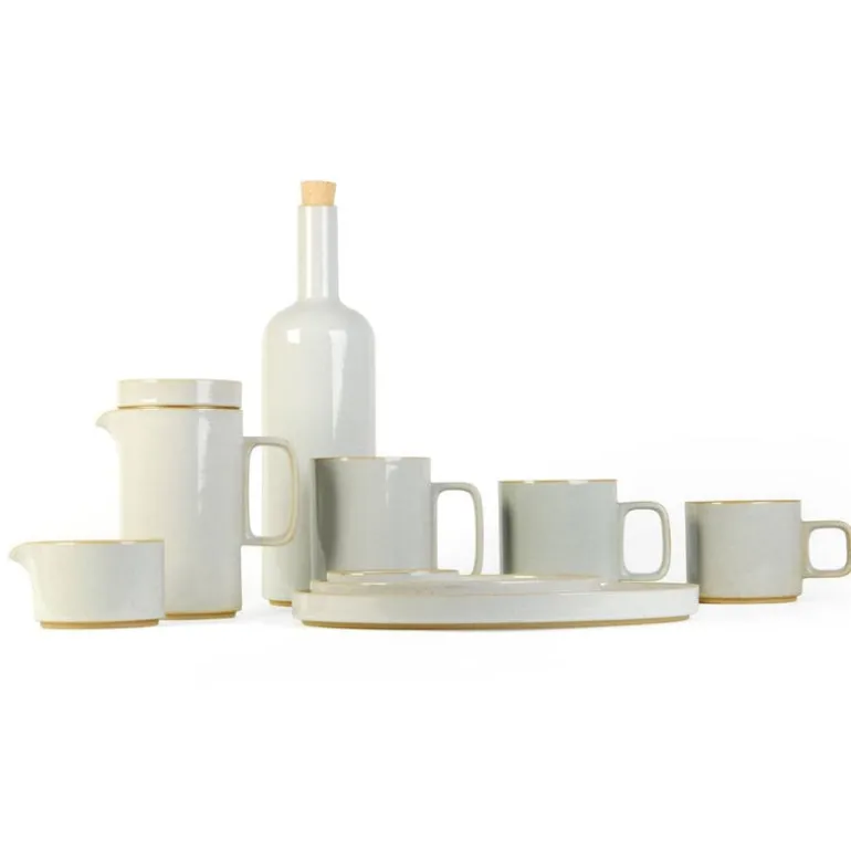 hasami | hohe kanne hellgrau glänzend glasiert | design takuhiro shinomoto