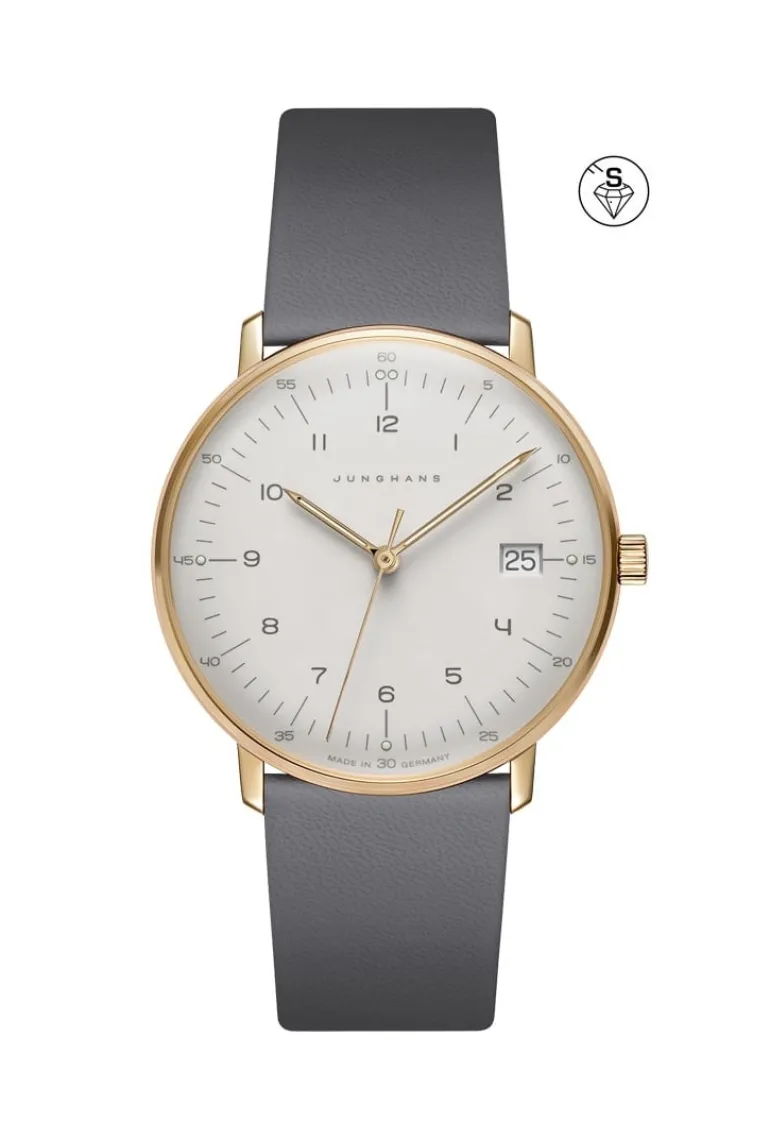 junghans | ø 32,7mm, vergoldet | design max bill