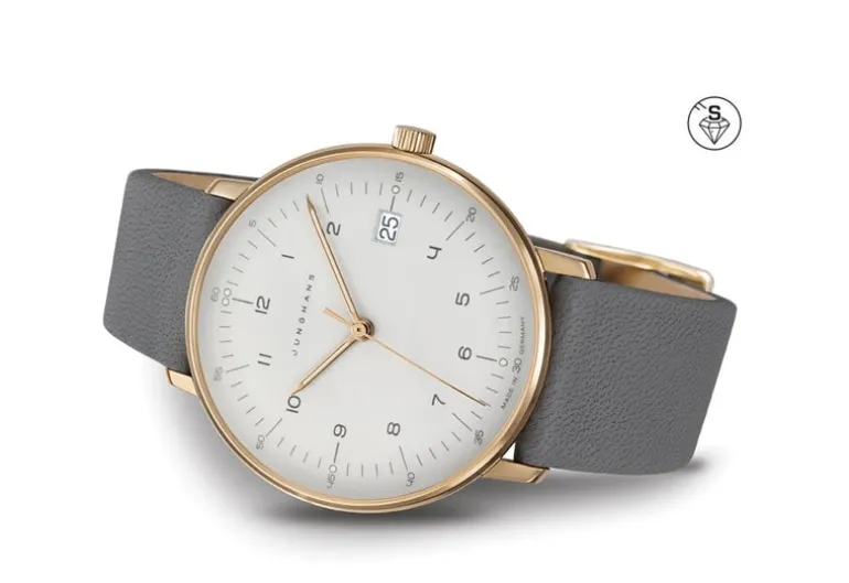 junghans | ø 32,7mm, vergoldet | design max bill