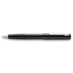 lamy aion füller | schwarz , breite feder – design jasper morrison