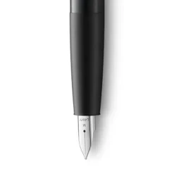 lamy aion füller | schwarz , mittlere feder – design jasper morrison