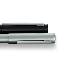 lamy aion füller | schwarz , breite feder – design jasper morrison