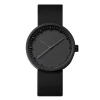 leff | tube watch, ø 38mm, schwarz | design piet hein eek