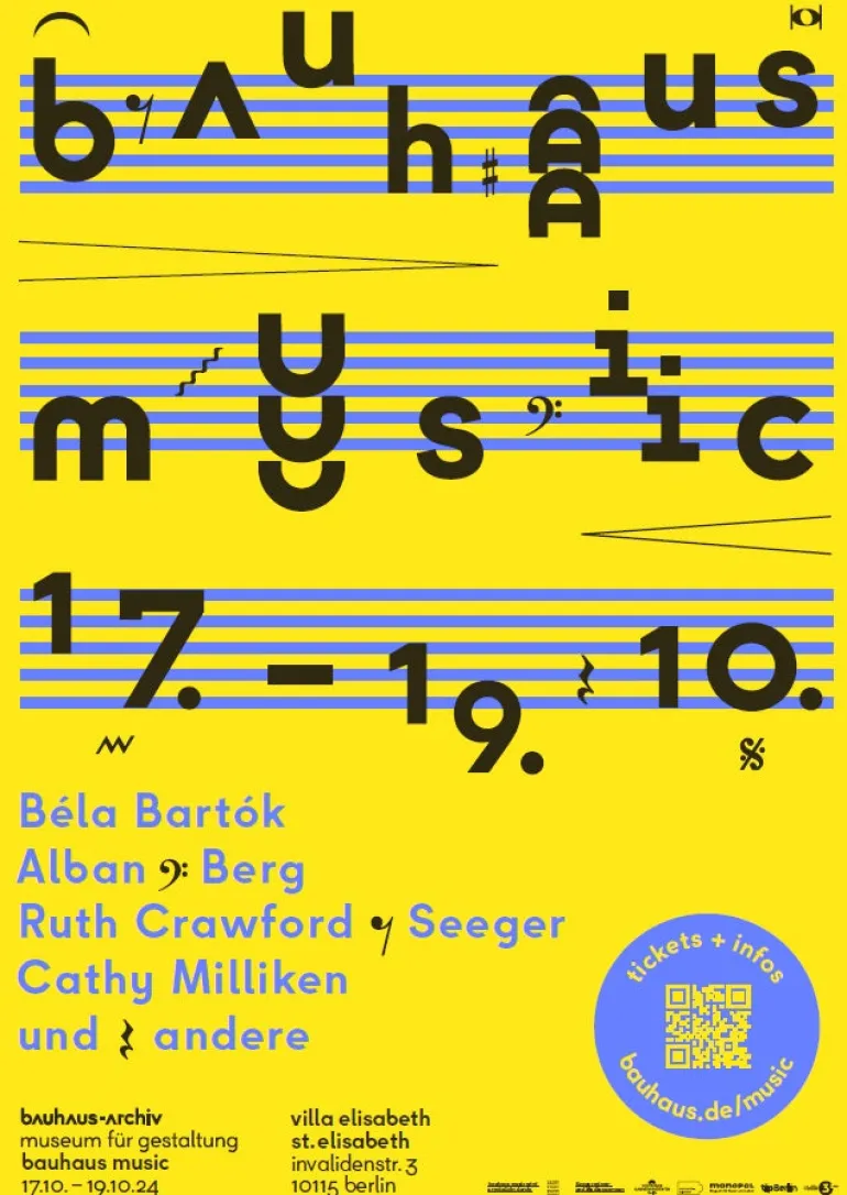 poster bauhaus music 2024