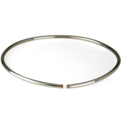 san lorenzo | halsreifen flexibel silber/kupfer, ø 4mm