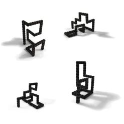 snaak | 3d-puzzle, black