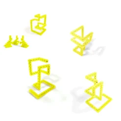 snaak | 3d-puzzle, gelb