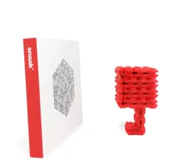 snaak | 3d-puzzle, rot