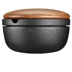swing gewürzmühle | groß, mit deckel aus walnussholz - design carl & carl